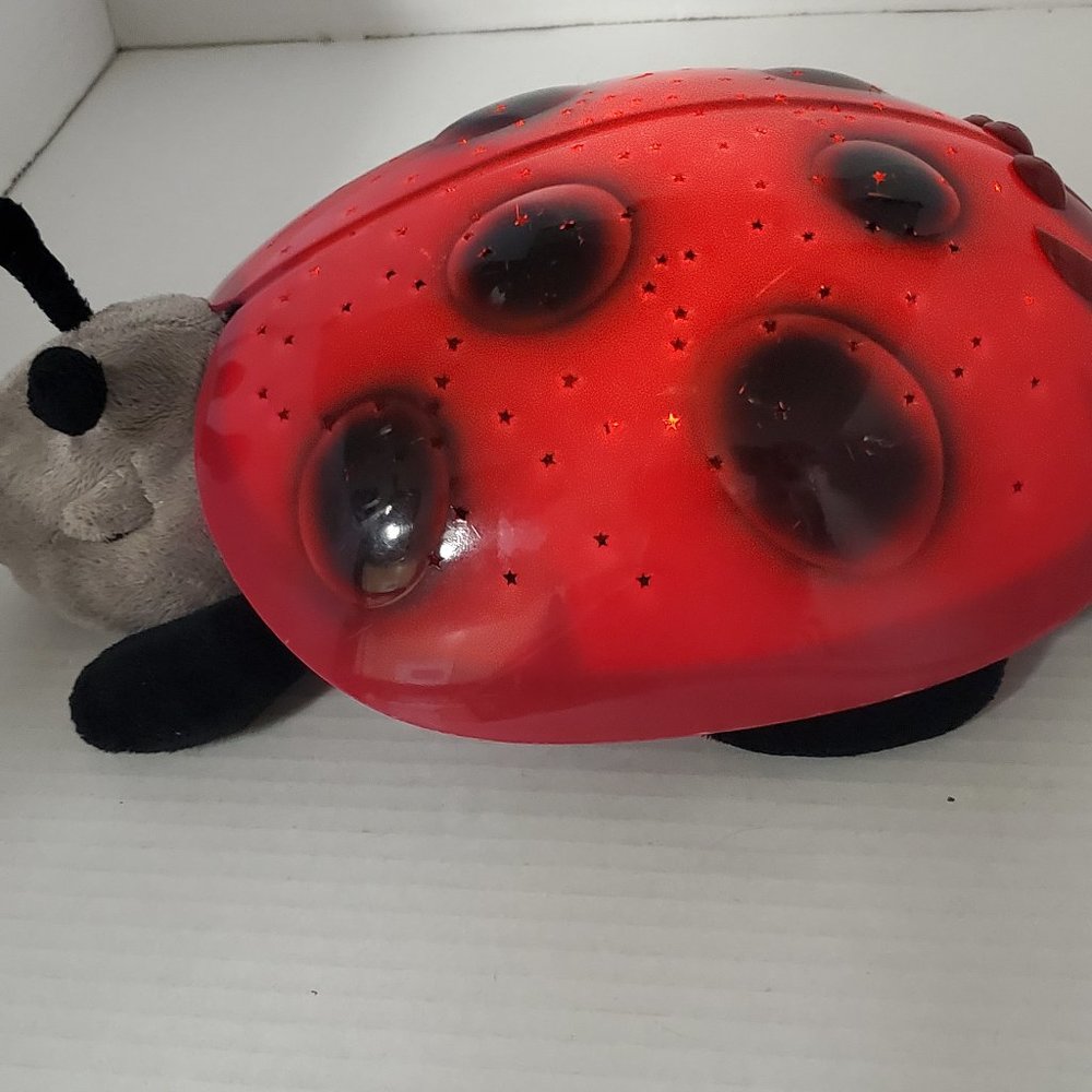 Cloud b Light Up Twilight Ladybug Night Light Plush Star Projector WORKS Baby